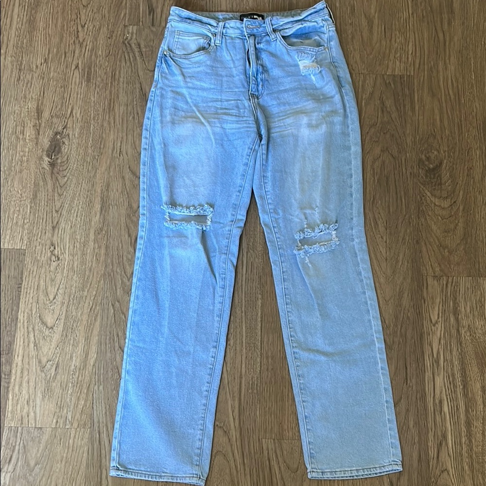 Light Blue Distressed Jeans